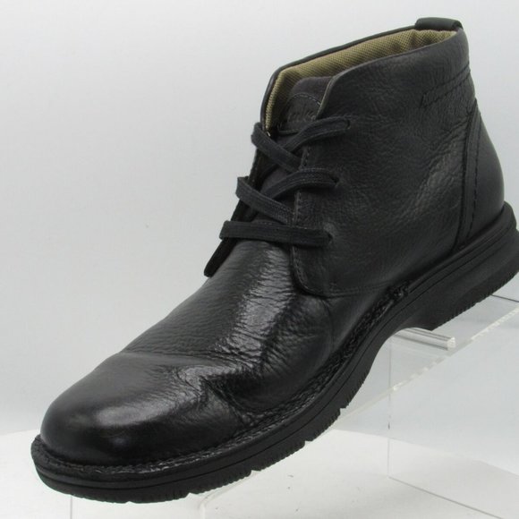 Clarks Senner Ave Size 11.5 M Black Boots C3B B9 main image 4